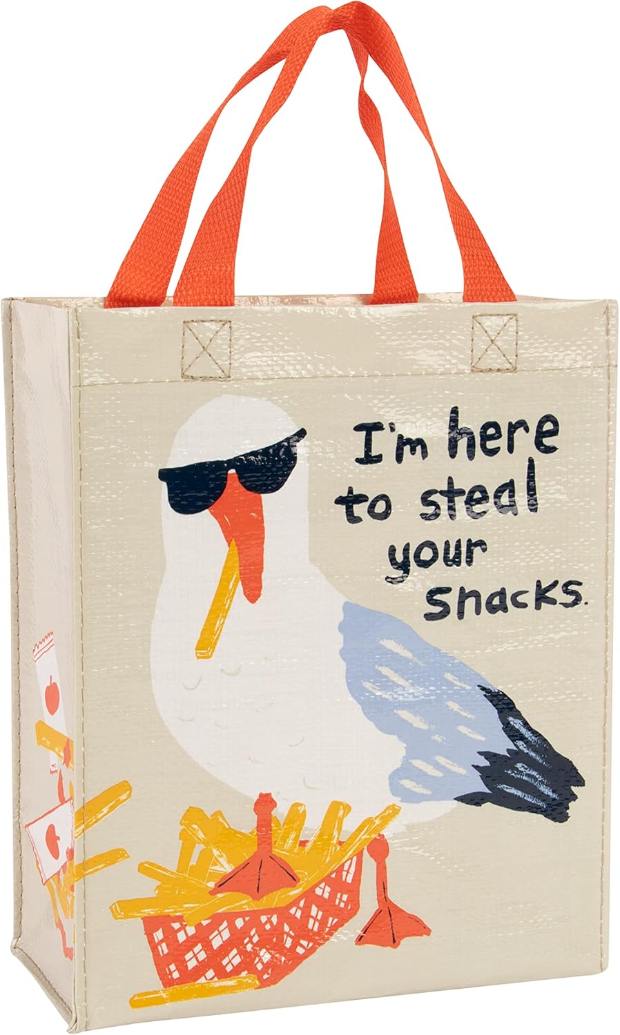 Blue Q Handy Tote Bag, I'm Here to Steal Your Snacks, recycled material