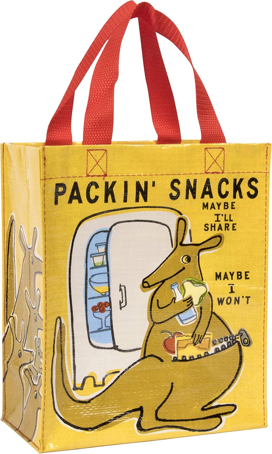 Blue Q Handy Tote, Packin' Snacks reusable lunch sack
