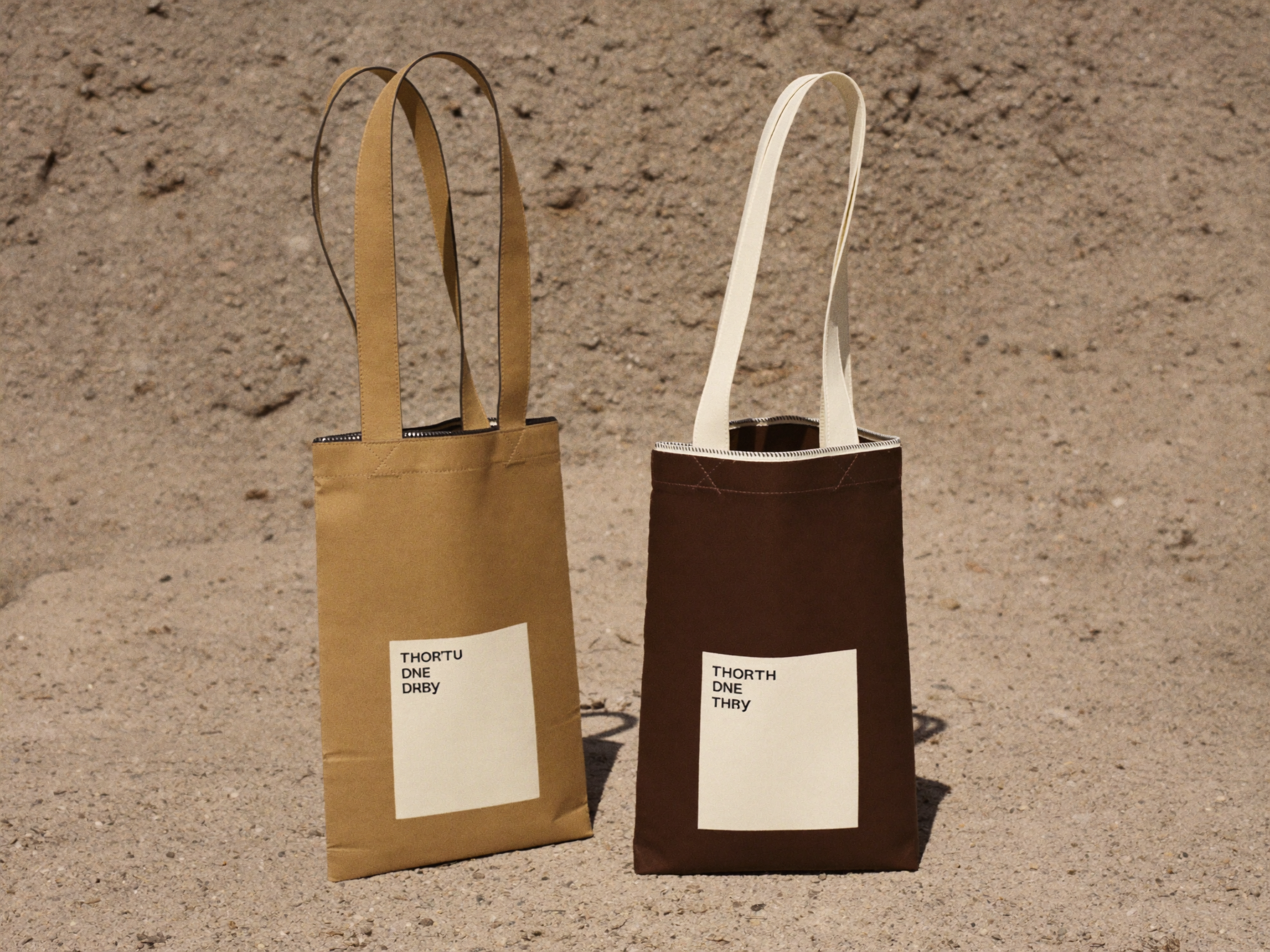 Two structured tote bags with tassel details, similar in style to Thirty-One bags