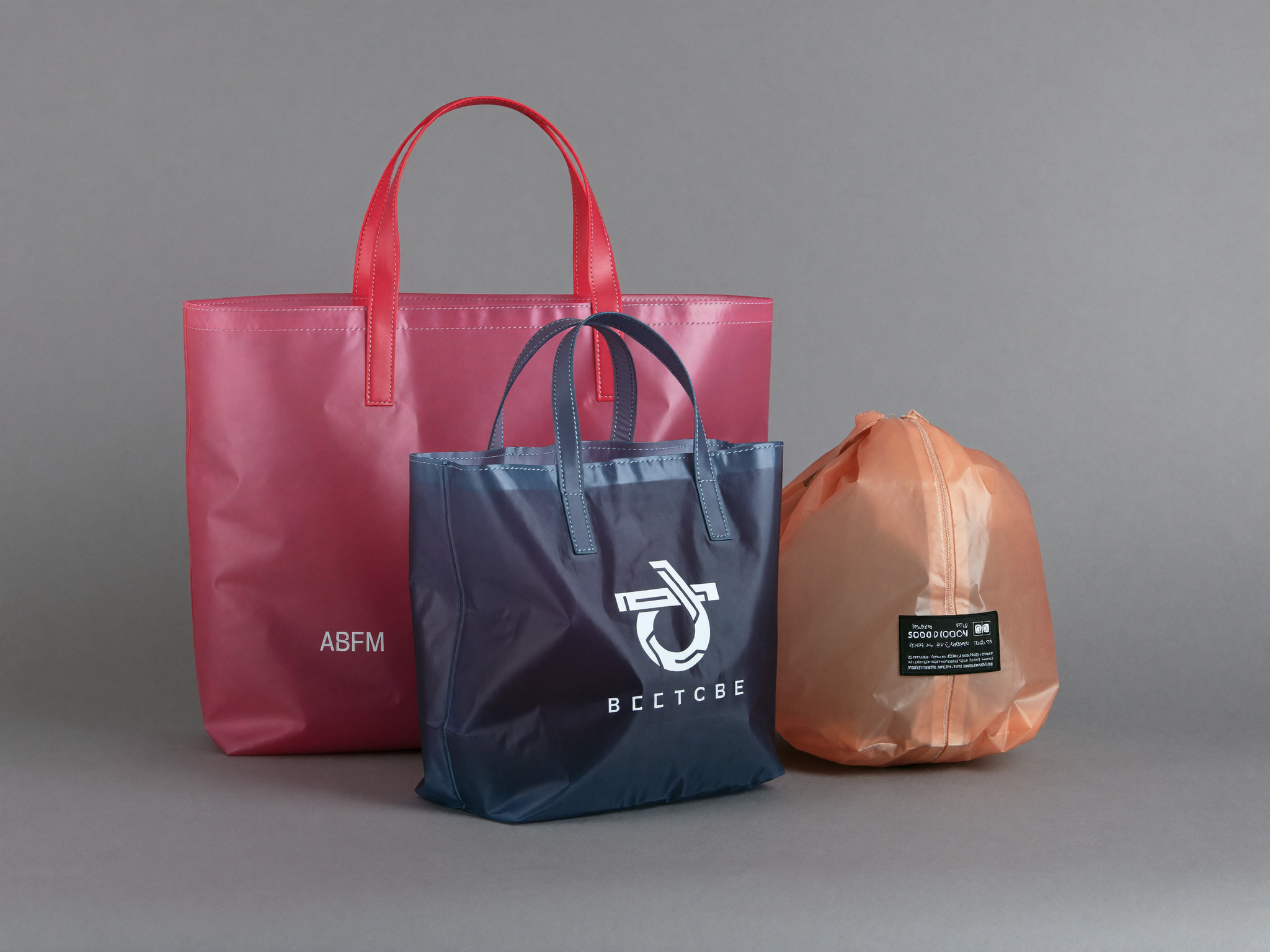 Insulated tote bags packed with groceries and meal prep containers