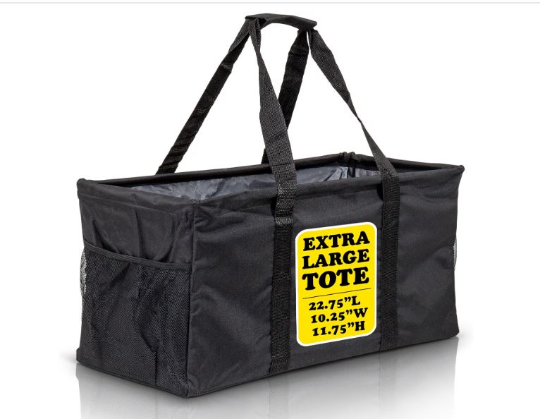 Extra large framed utility tote